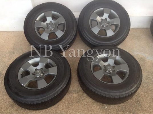 ล้อ นาวาร่า รมดำ แท้ พร้อมยางปี 12