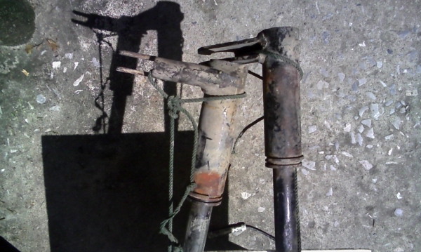 เหล็กคอชั่นบาร์ พร้อมขา 2 ชุด นิสสันบิ๊กเอ็ม เหล็กคอชั่นบาร์ พร้อมขา 2 ชุด นิสสันบิ๊กเอ็ม