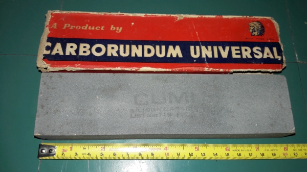 ขายหินลับมีดตราหัวคนป่าอินเดียนแบบละเอียด งานเก่าเก็บ