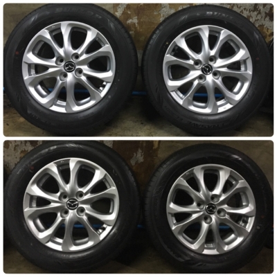 แม็กใหม่ป้ายแดง Mazda 2 Skyactiv พร้อมยางป้ายแดง 185-65-15