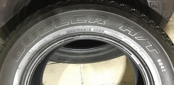 ยางป้ายแดง 255-60-18 BRIDGESTONE DUELER ยางป้ายแดง 255-60-18 BRIDGESTONE DUELER