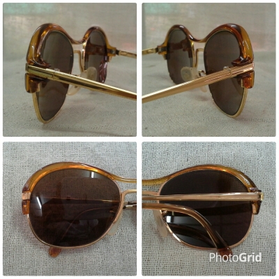 โคตรแว่นตาโกลด์ฟิลด์คลับมาสเตอร์ Vintage VIENNALINE handmade in Austria 22 K