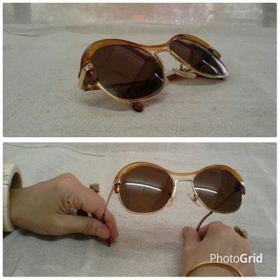 โคตรแว่นตาโกลด์ฟิลด์คลับมาสเตอร์ Vintage VIENNALINE handmade in Austria 22 K