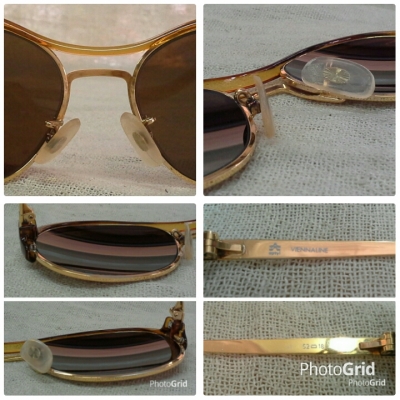 โคตรแว่นตาโกลด์ฟิลด์คลับมาสเตอร์ Vintage VIENNALINE handmade in Austria 22 K