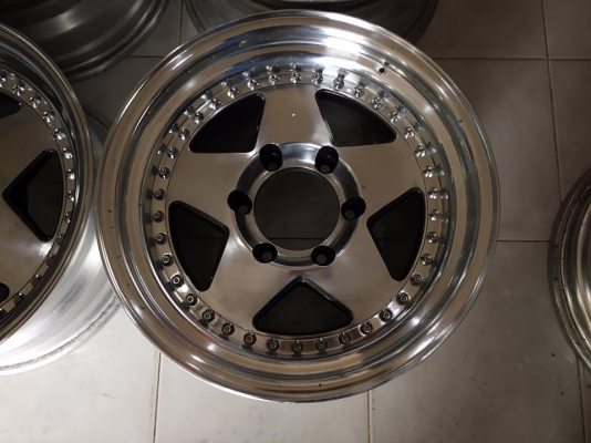 ขายล้อ LODIODRIVE 3 ชิ้นแท้ 16x8 ลบ3 6รูกระบะ ปัดเงาใหม่ ขายล้อ LODIODRIVE 3 ชิ้นแท้ 16x8 ลบ3 6รูกระบะ ปัดเงาใหม่