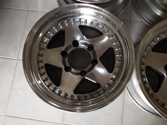ขายล้อ LODIODRIVE 3 ชิ้นแท้ 16x8 ลบ3 6รูกระบะ ปัดเงาใหม่ ขายล้อ LODIODRIVE 3 ชิ้นแท้ 16x8 ลบ3 6รูกระบะ ปัดเงาใหม่