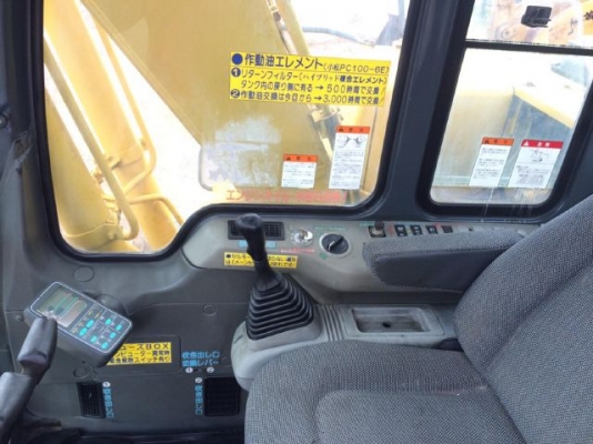 ขายรถแบคโฮ KOMATSU PC100-6E รถนอกนำเข้าจากญี่ปุ่น สภาพสวยพร้อมใช้งาน มีVDOการทำงานครับ