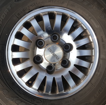 ขายล้อISUZU ขอบ14 ยาง205/75/14  4 ล้อ