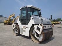 รถบด ยี่ห้อ Hamm (Tandem roller)  รุ่น DV90VO S/no:  H1660214  รถปี 1997 ชั่วโมงใช้งาน 8481 นำเข้าจากยุโรป