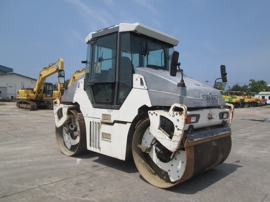 รถบด ยี่ห้อ Hamm (Tandem roller)  รุ่น DV90VO S/no:  H1660214  รถปี 1997 ชั่วโมงใช้งาน 8481 นำเข้าจากยุโรป