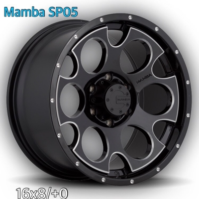 ล้อแม็ก MAMBA 4x4 พันธุ์แท้ สวย ดุ เข้ม