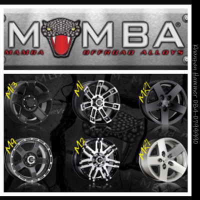 ล้อแม็ก MAMBA 4x4 พันธุ์แท้ สวย ดุ เข้ม