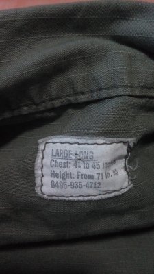เสื้อกระเป๋าเฉียงอเมริกาปี69ยุคสงครามเวียดนามตัวที่1(ขายแล้ว)
