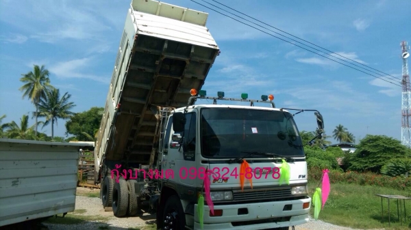ขายรถสิบล้อดัมพ์ HINO 1M เครื่องเดิม 220 แรง 2 เพลา ปี 37 ดั๊มพ์ใหญ่ 15 ตัน กระบะดัมพ์สามมิตรแท้ ทะเบียนพร้อม