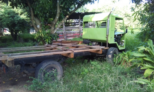 ขายอีแต๋น แชซซีรางพับ5นิ้ว มีเล่มทะเบียนแจ้งจอด