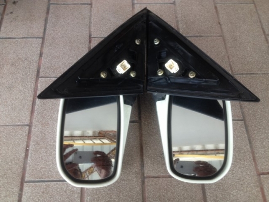 กระจกมองข้างไฟฟ้า HONDA CIVIC ไดเเมนชั่นเก่าญี่ปุ่นเเท้สภาพสวย คู่ละ