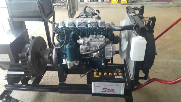 เครื่องปั่นไฟประกอบใหม่พร้อมใช้งาน