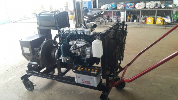 เครื่องปั่นไฟประกอบใหม่พร้อมใช้งาน