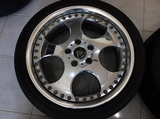 ล้อ WORK VS-SD Chrome 3 ชิ้นแท้ 18x7.5" ET+45 5/114.3 ประมูลญี่ปุ่น ล้อ WORK VS-SD Chrome 3 ชิ้นแท้ 18x7.5" ET+45 5/114.3 ประมูลญี่ปุ่น