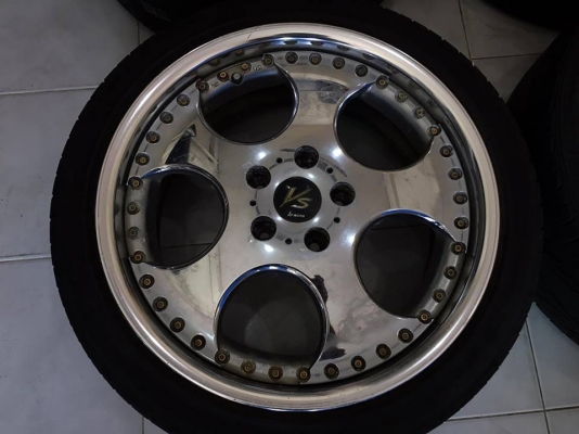 ล้อ WORK VS-SD Chrome 3 ชิ้นแท้ 18x7.5" ET+45 5/114.3 ประมูลญี่ปุ่น ล้อ WORK VS-SD Chrome 3 ชิ้นแท้ 18x7.5" ET+45 5/114.3 ประมูลญี่ปุ่น