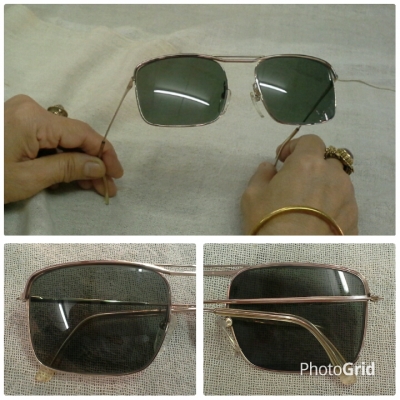 แว่นตาโกลด์ฟิลด์ฝรั่งเศสยุค &#039;60s  Vintage ESSEL handmade in France