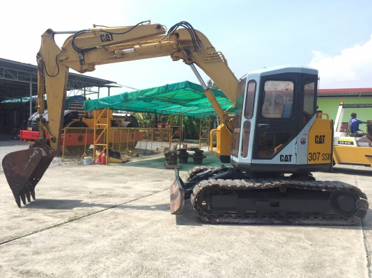 ขายแบคโฮCATTERPILLARรุ่น307SSR แทร็กเหล็กมียางหุ้มสภาพดีพร้อมใช้งานแอร์เย็น