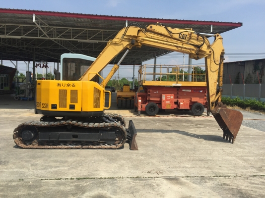 ขายแบคโฮCATTERPILLARรุ่น307SSR แทร็กเหล็กมียางหุ้มสภาพดีพร้อมใช้งานแอร์เย็น