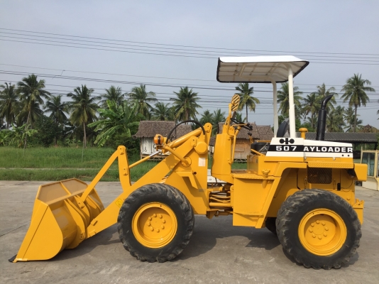 รถตักล้อยาง KOMATSU 507 ทำสีใหม่ นำเข้า มือสองญี่ปุ่น