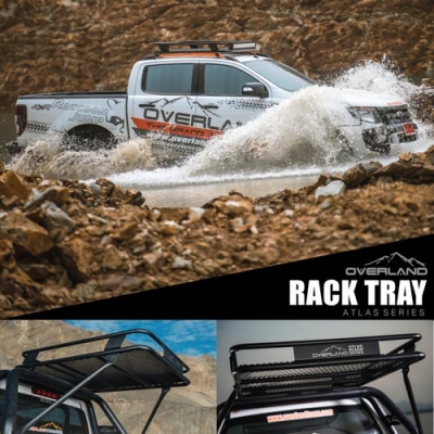 แร็ค(ถาดบรรทุก)สั้น ATLAS Seriesแร็คหลังคาแบบสั้น สำหรับรถกระบะที่ติดตั้ง Roll bar ดีไซน์ขึ้นเพื่อตอบโจทย์นักเดินทางที่รักการในการผจญภัย