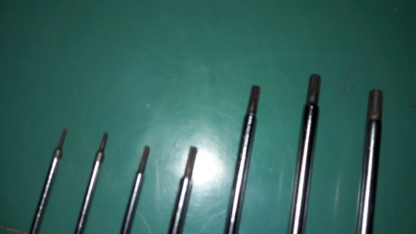 ขายไขควงหัวหกเหลี่ยมชุด7ตัวTAPARIA MADE IN INDIA.เก่าเก็บ