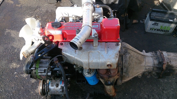 ขายเครื่องยนต์ดีเซลนิสสัน BD25 พร้อมเกียร์