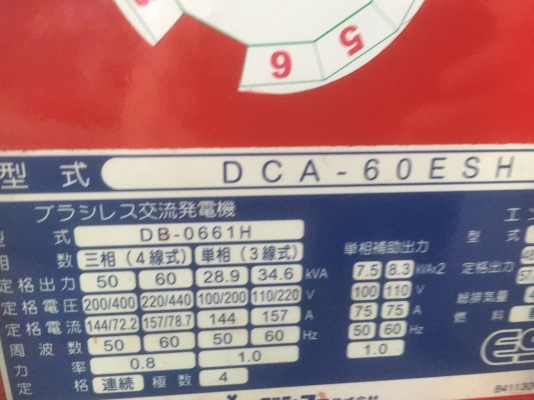 ขายเครื่องปั่นไฟมือสองจากญี่ปุ่น สภาพสวยๆ พร้อมใช้งาน