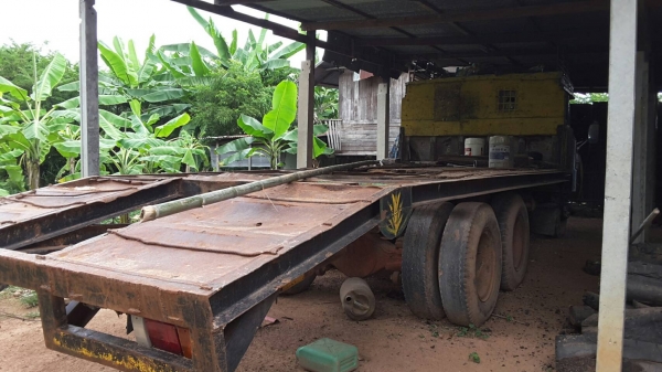 ขายรถแม็คโคพร้อมเลอร์ แม็คโคร100 รุ่น3 เทลเลอร์ เครื่อง HINO 180 ช่วงล่าง FUSO