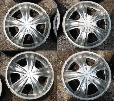 แม็กFearless 18-6-139.7 กว้าง 8 นิ้ว ET20 สภาพเดิมๆไม่คดไม่ดุ้ง ไม่มีซ่อม มีรอยจากการใช้งานบ้าง ราคา 4 วง 5,500 บาท