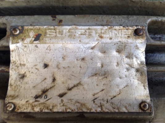 ขายมอเตอร์ Mitsubishi 5HP. 1450rpm. 380V สภาพดีเดิมๆ วิ่งนิ่ม พร้อมใช้งาน