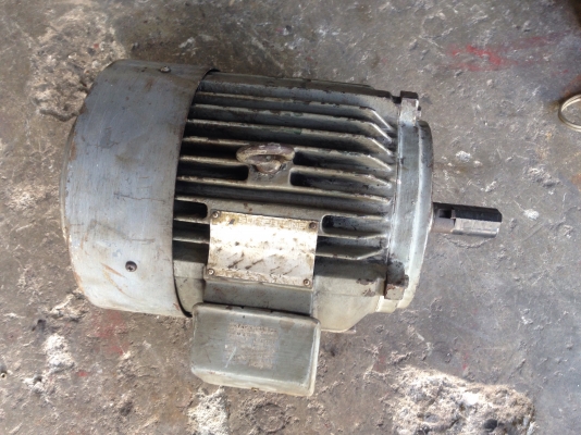 ขายมอเตอร์ Mitsubishi 5HP. 1450rpm. 380V สภาพดีเดิมๆ วิ่งนิ่ม พร้อมใช้งาน