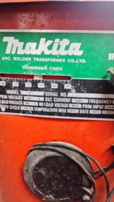 ตู้เชื่อม Makita สภาพใหม่ 300 A คอยด์ทองแดงแท้