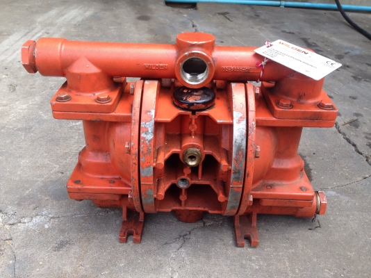 ขายปั้มไดอะแฟรม Wilden made in USA โครงสร้างอลูมิเนียม ขนาด 1นิ้ว สภาพสวย พร้อมใช้งาน