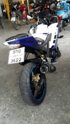 ขาย 42,000 บาท Yamaha R 15 ปี 57 ปลายปี รถวิ่งไปสามหมื่นกว่าโล เครื่องดีเดิมๆ ภายนอกมีรอยล้มด้านซ้ายหน่อยหนึ่ง ภาษีเต็มเล่มพร้อมชุดโอน