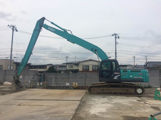 รถขุดบูมยาวKOBELCO SK210 LC-8 รถนอกนำเข้า