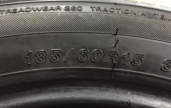 ยาง 185-60-15 YOKOHAMA ปี 13 ยาง 185-60-15 YOKOHAMA ปี 13