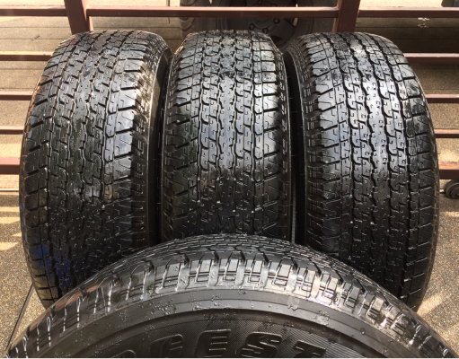 ยาง Bridgestone 245 70 16 ปี16 มีให้เลือก3ชุด ดอกเต็ม ไม่มีปะ ราคาไม่แพง