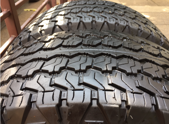ยาง All Goodyear 265 70 16 สิ้นปี14 จำนวน 2เส้น ราคาไม่แพง
