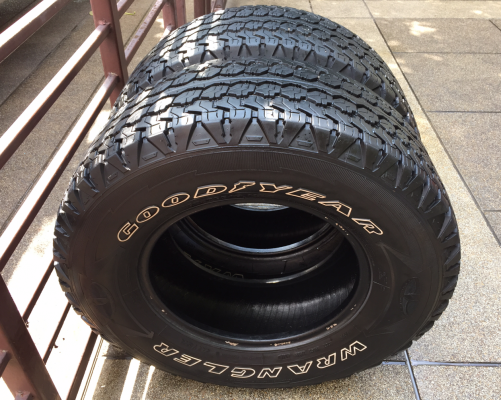 ยาง All Goodyear 265 70 16 สิ้นปี14 จำนวน 2เส้น ราคาไม่แพง