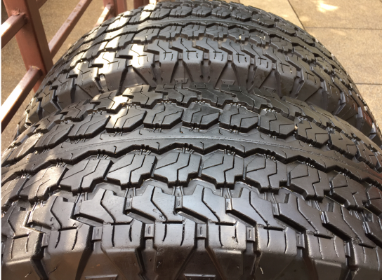 ยาง All Goodyear 265 70 16 สิ้นปี14 จำนวน 2เส้น ราคาไม่แพง