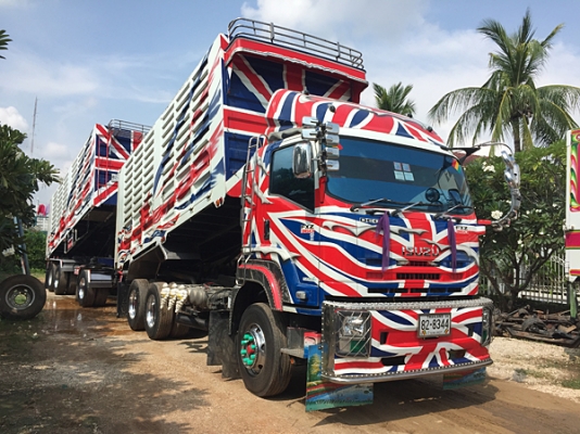 ขายรถพ่วง ISUZU DECA FXZ 360 ปลายปี 57 ดั้มเกษตร สภาพเดิมๆ