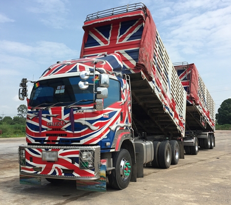 ขายรถพ่วง ISUZU DECA FXZ 360 ปลายปี 57 ดั้มเกษตร สภาพเดิมๆ