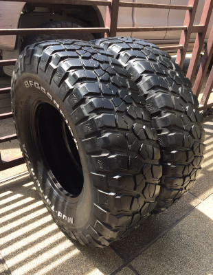 ยางคู่ Mud BF Goodrich KM2 255 85 16 ปี12 ดอกเยอะ ไม่มีปะ ราคาไม่แพง ยางคู่ Mud BF Goodrich KM2 255 85 16 ปี12 ดอกเยอะ ไม่มีปะ ราคาไม่แพง