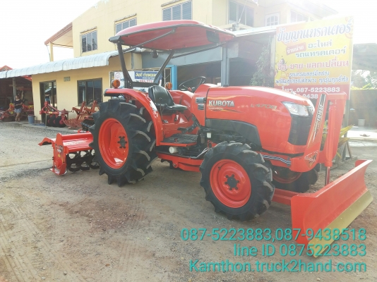 ปัญญาแทรคเตอร์..จัดมาให้ครับ ด่วน!!!คูโบต้า L4708พร้อมใบมีดคานล่างFD185พร้อมโรตาลี่RX182 ยางใหม่4เส้น สภาพพร้อมใช้ จัดส่ง อศรีสำโรง จ.สุโขทัย