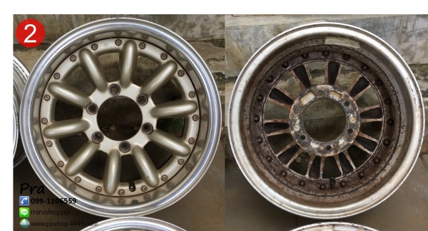 ล้อ กล้วย ขอบ 15 กว้าง 7 นิ้ว off 0 6 รู 139 เดิมๆ ขอบหนาๆ ไม่เคยใช้ในไทย